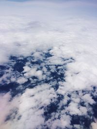 Low angle view of clouds in sky