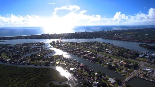 Aerial view of cityscape