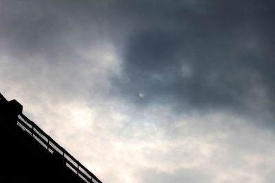 Low angle view of building against sky