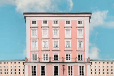 Low angle view of building against sky