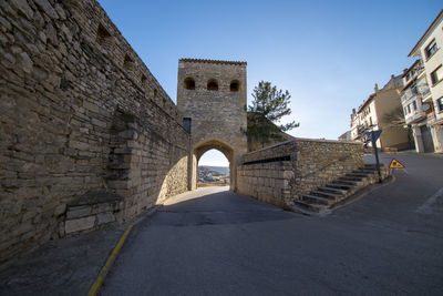 View of historical building against clear sky