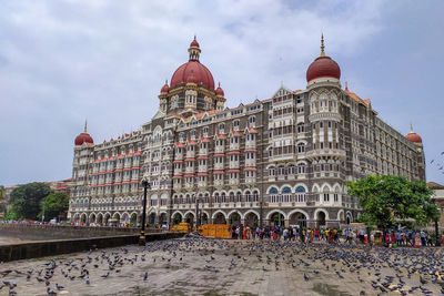 Picture of the taj mahal palace hotel a five-star luxury hotel was taken from outside