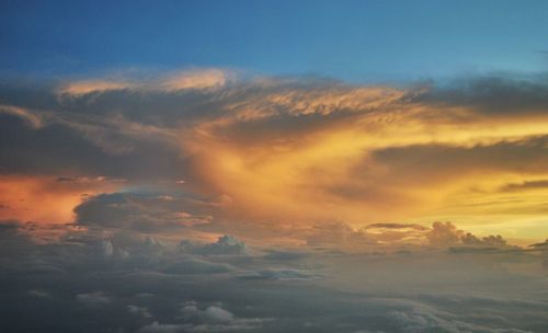 Scenic view of sunset sky