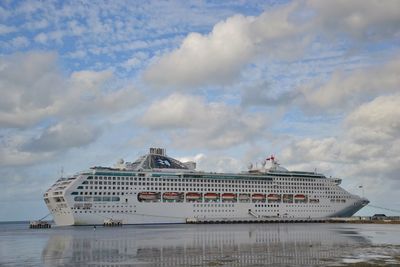 Panoramic view of sea against sky