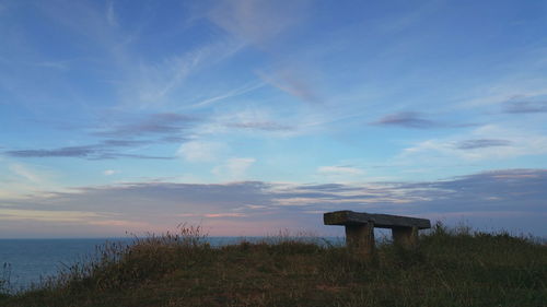 Scenic view of calm sea