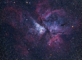 Low angle view of star field at night