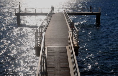 Pier over sea