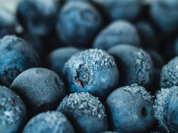 Full frame shot of blueberries