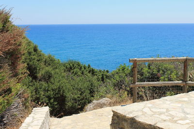 Panoramic view from the promontory of san felice circeo