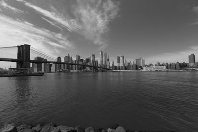 View of city at waterfront