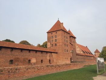 View of tower against clear sky