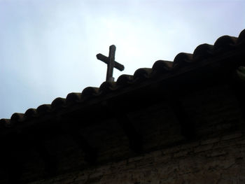 Low angle view of historical building