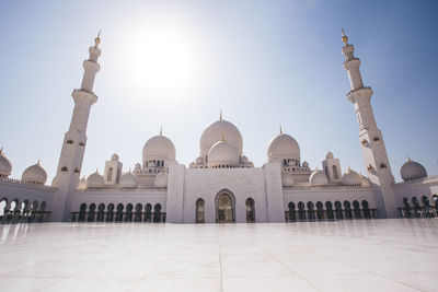 View of cathedral against clear sky