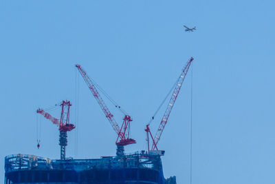 Cranes at harbor