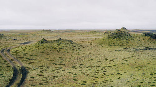 Scenic view of landscape against sky