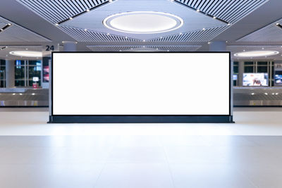 Interior of modern building