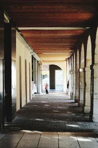 Corridor of building