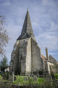 The church of all saints in the village of woodchurch, kent, uk