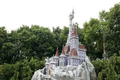 Traditional temple against sky