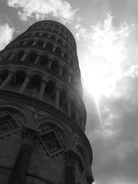 Low angle view of historical building against sky