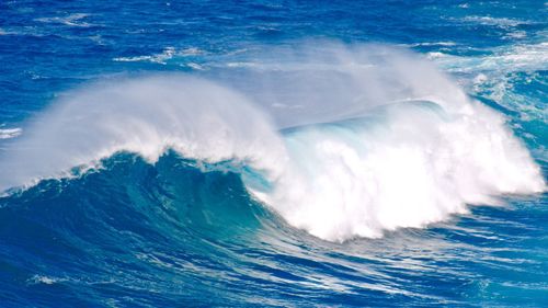 View of sea waves