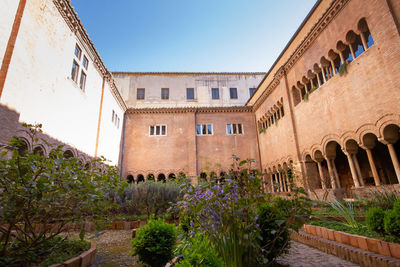 Low angle view of building against sky