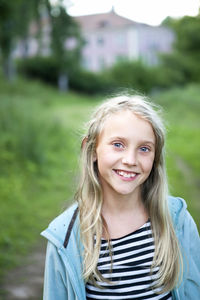 Portrait of smiling girl