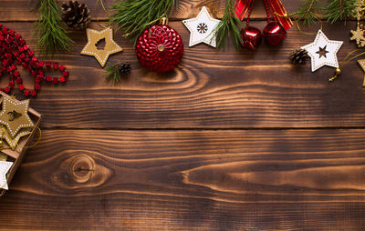 Christmas tree on table