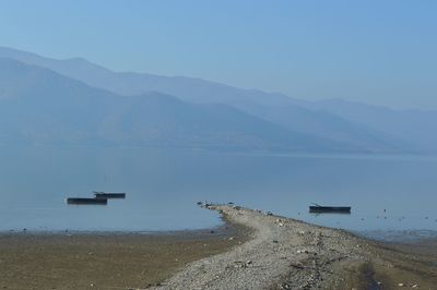 Scenic view of mountains