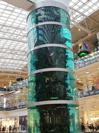 Low angle view of modern glass building