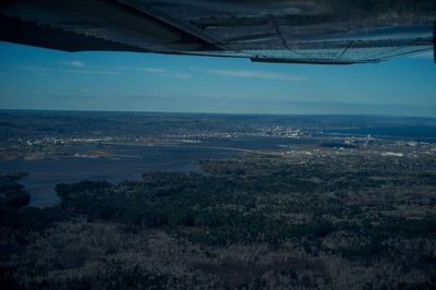 Aerial view of landscape