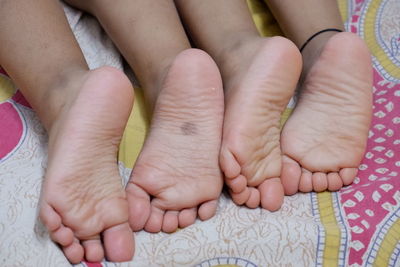 Close-up of baby hands