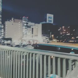 View of train on road