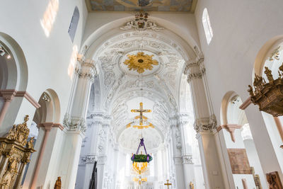 Interiors of wurzburg cathedral church in wurzburg, germany