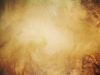 Full frame shot of orange wall