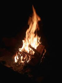 Bonfire at night