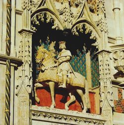 Low angle view of temple