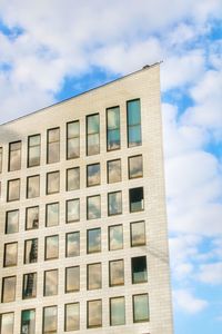 Low angle view of building against sky