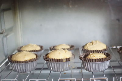 Close-up of cupcakes