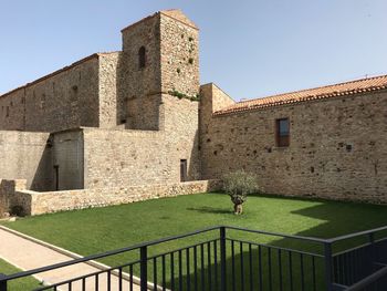 View of historic building against sky