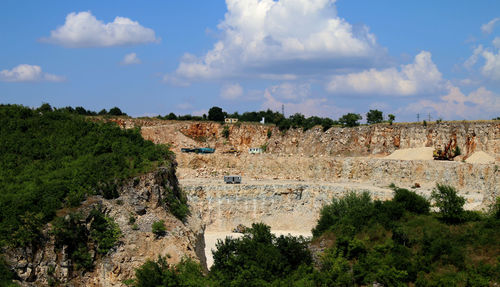 Panoramic view of landscape against sky