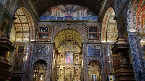 Interior of church