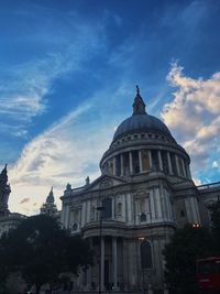 Cathedral against sky in city