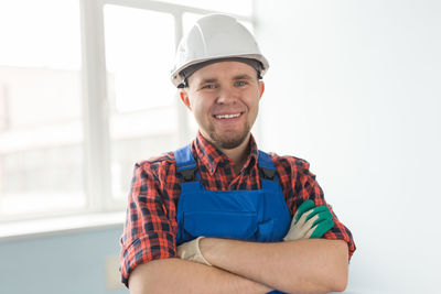 Portrait of a smiling young man