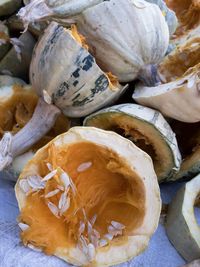 Full frame shot of bread for sale at market stall