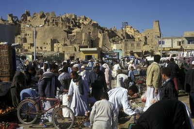 People on street