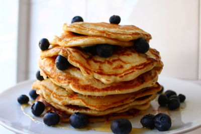Close-up of cake on plate