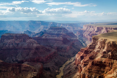 Scenic view of grand canyon and colorado river