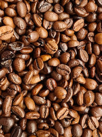 Full frame shot of coffee beans