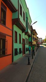 Street amidst buildings in city